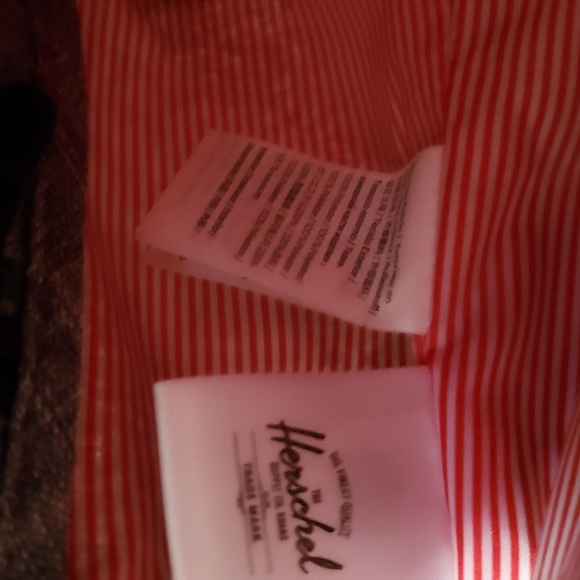 Herschel Classic Canvas Messenger Bag Black Grey White - Picture 9 of 16